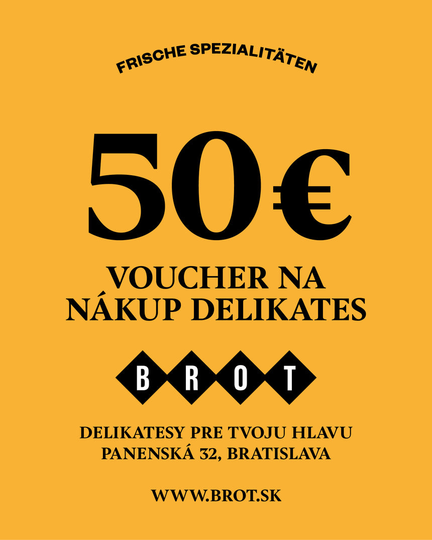 50€ VOUCHER NA NÁKUP DELIKATES