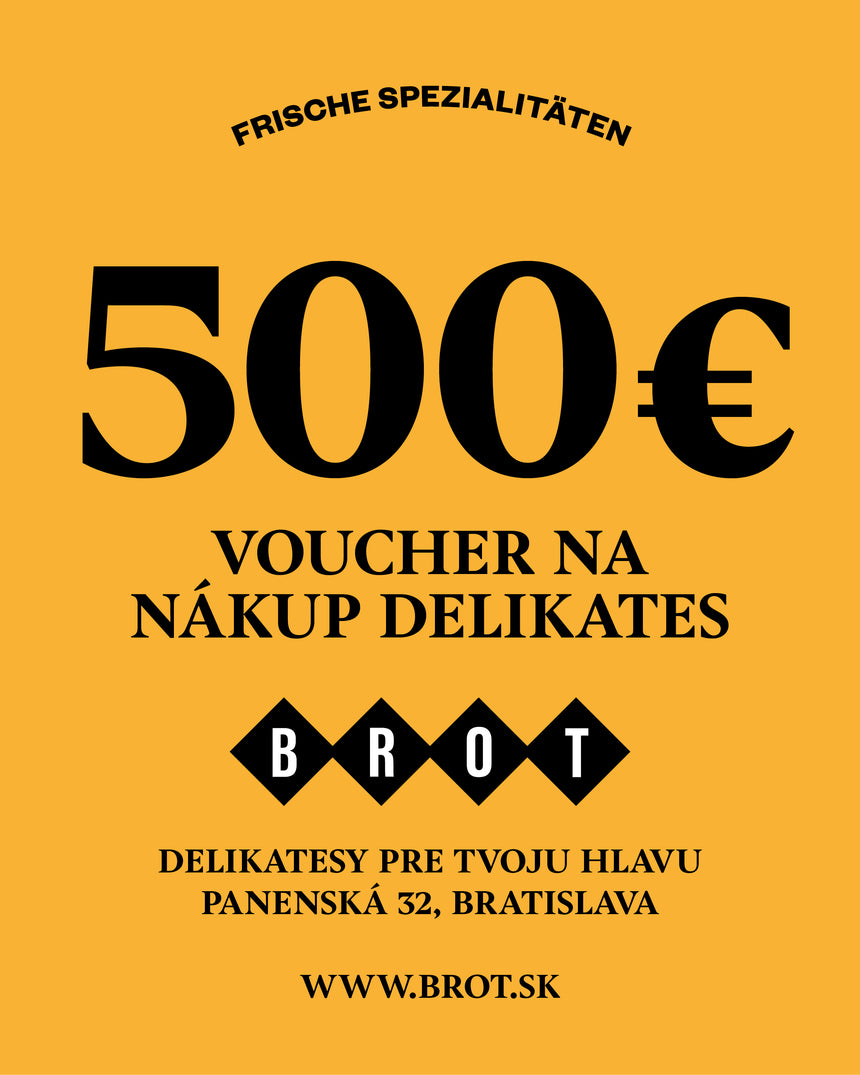 500€ VOUCHER NA NÁKUP DELIKATES