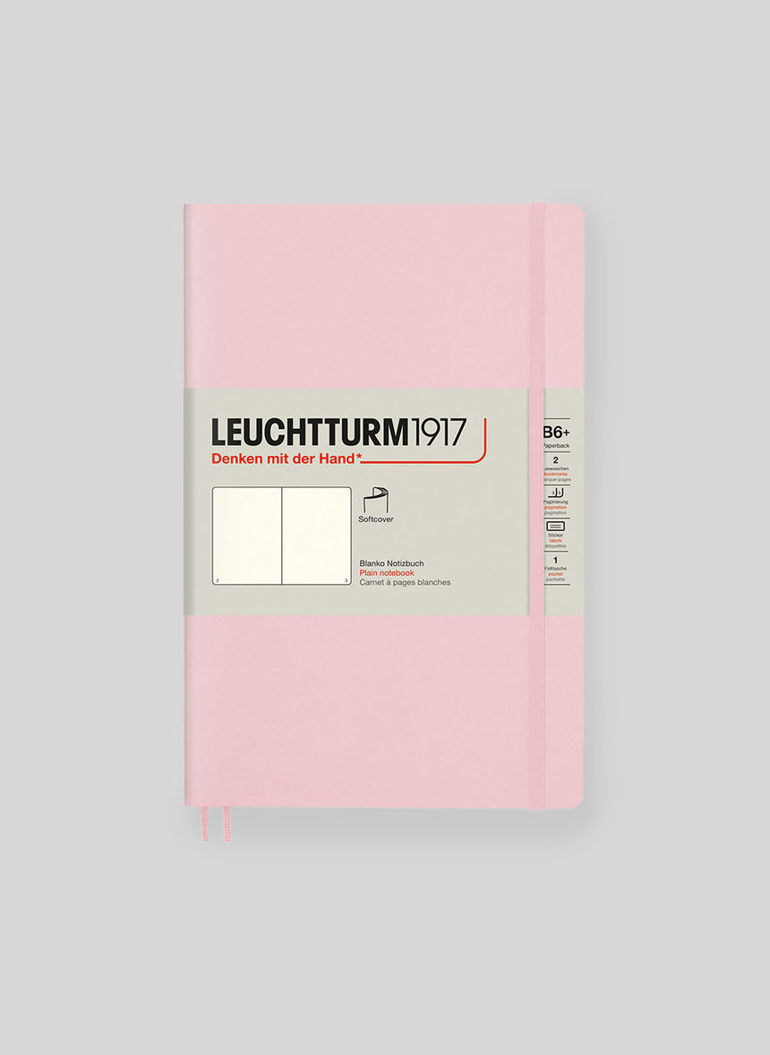Softcover Notebook Leuchtturm1917, Plain, B6+, Powder