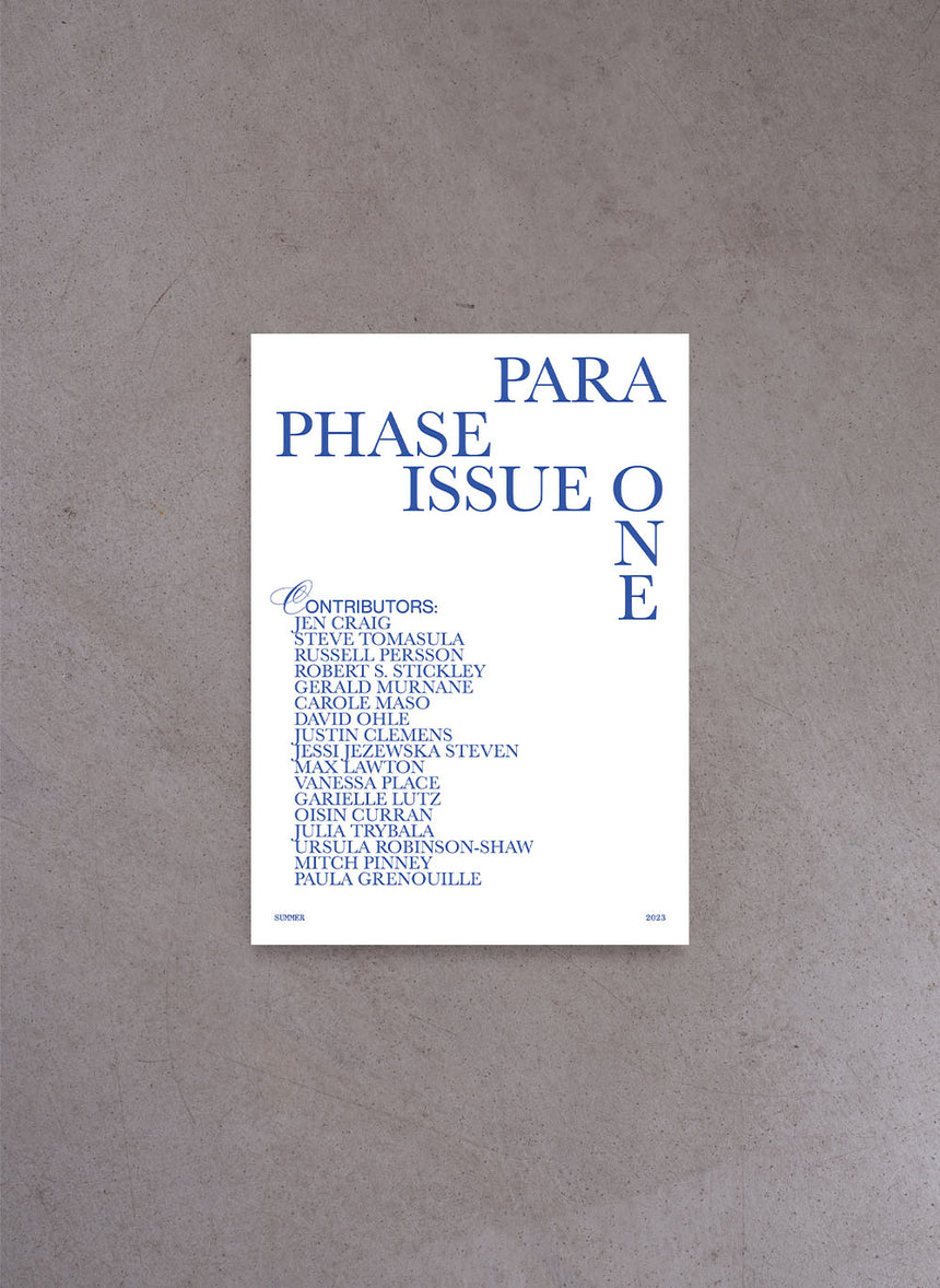 Paraphase Journal #1 / Literary Magazine