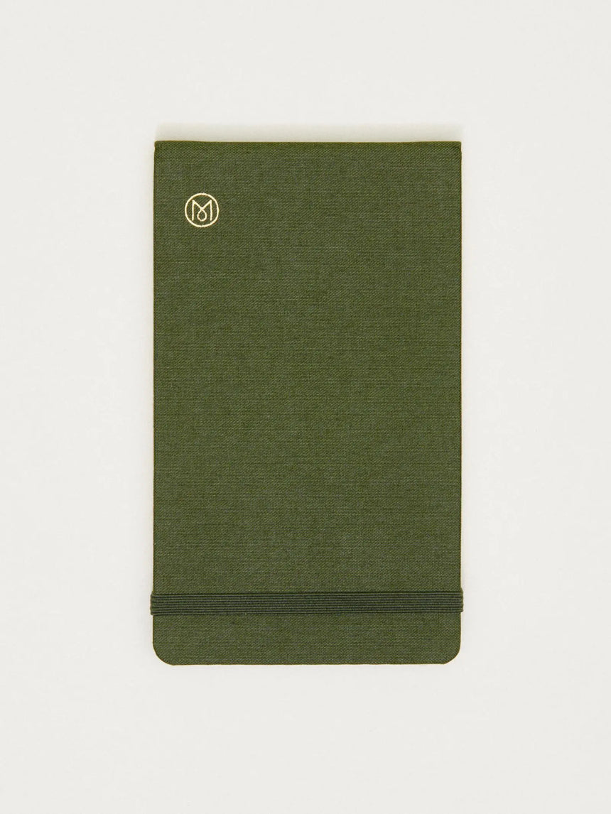 Hardcover Notepad Monocle, Dotted grid, A6, Olive