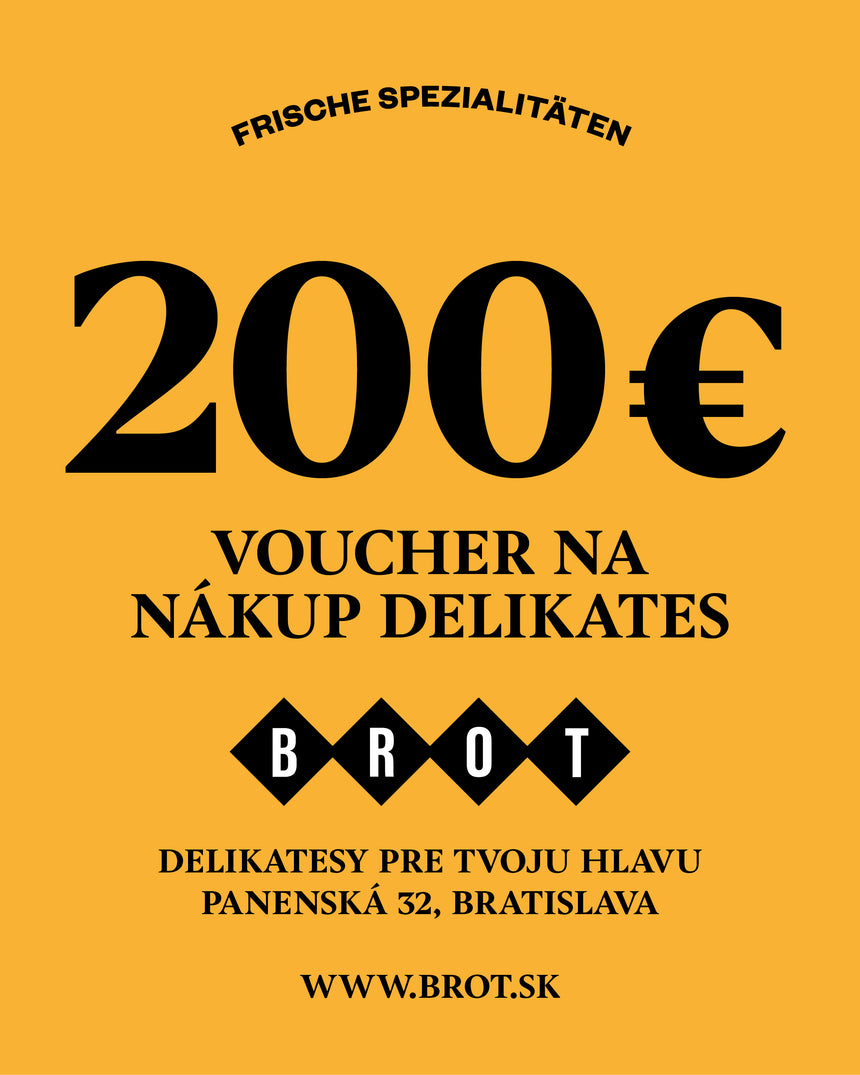 200€ VOUCHER NA NÁKUP DELIKATES