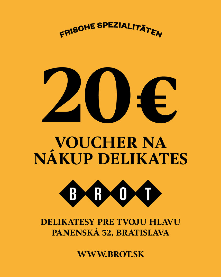 20€ VOUCHER NA NÁKUP DELIKATES