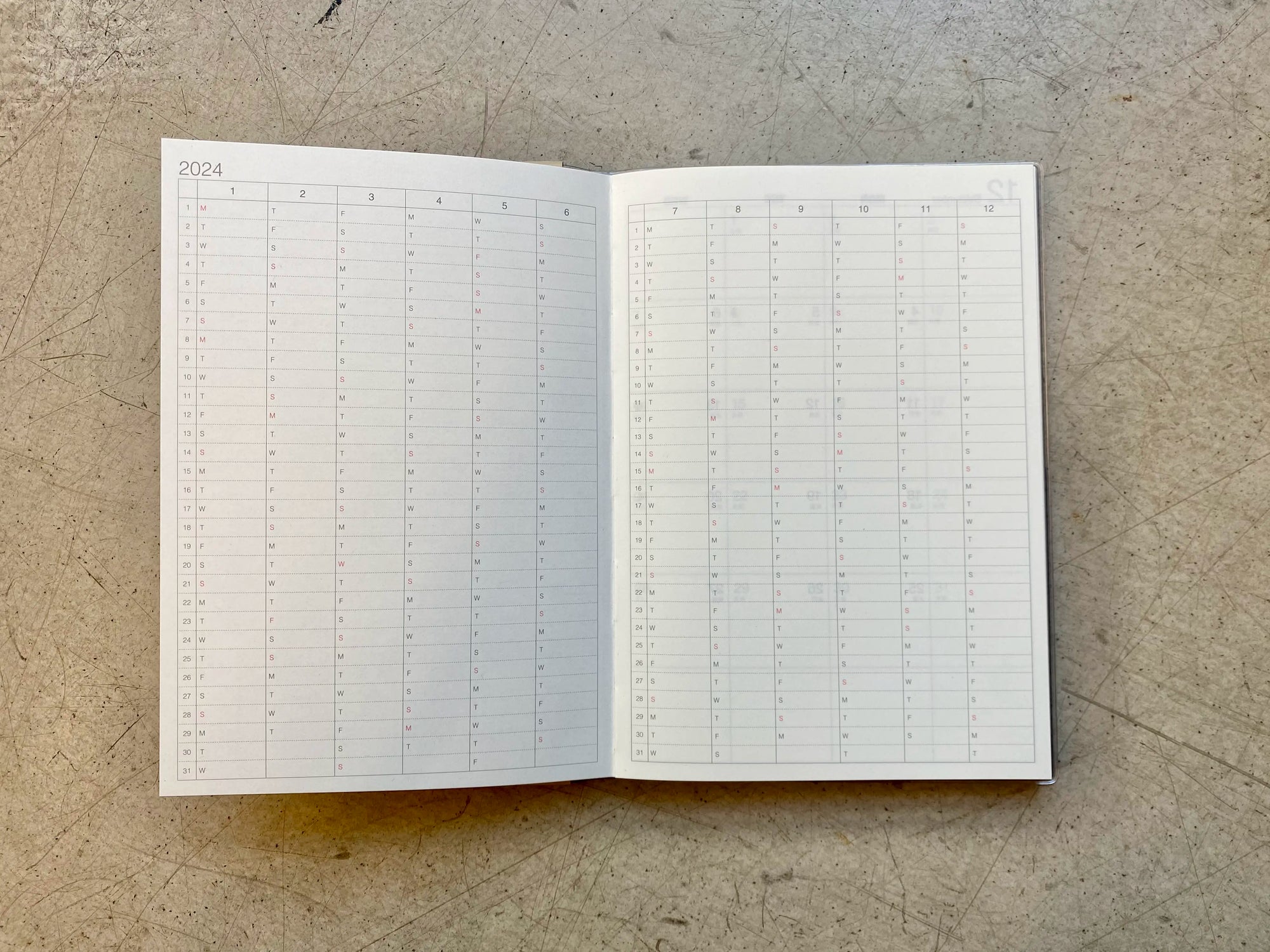 MUJI Planner 2025 B6