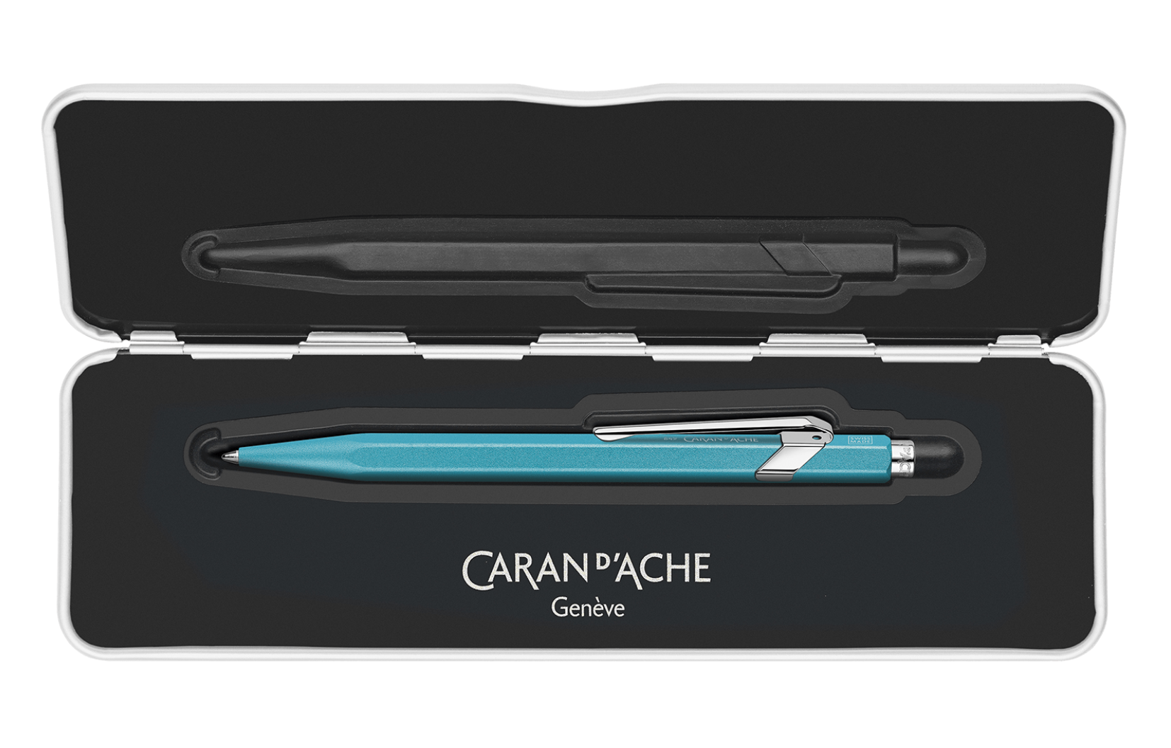 CARAN D'ACHE Colormat-X Turquoise Ballpoint Pen