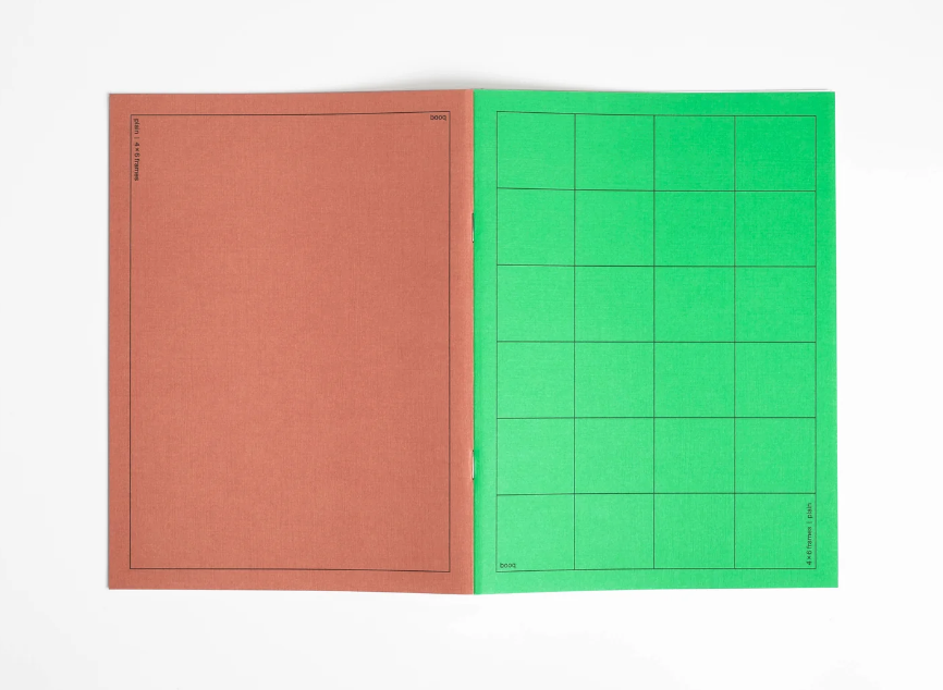 booq / green-brown notebook