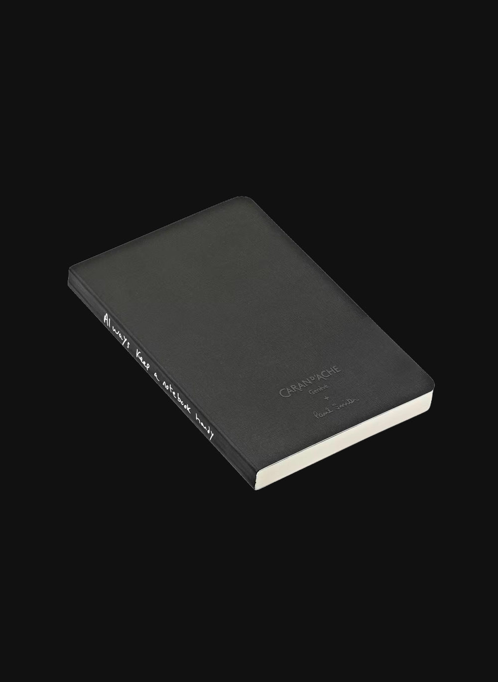 CARAN D'ACHE Paul Smith Black A6 Notebook