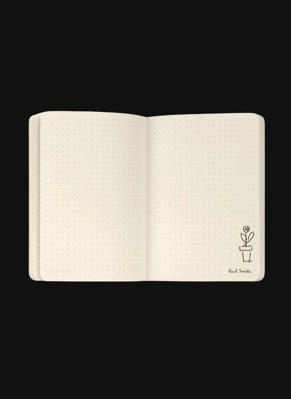 CARAN D'ACHE Paul Smith Black A6 Notebook