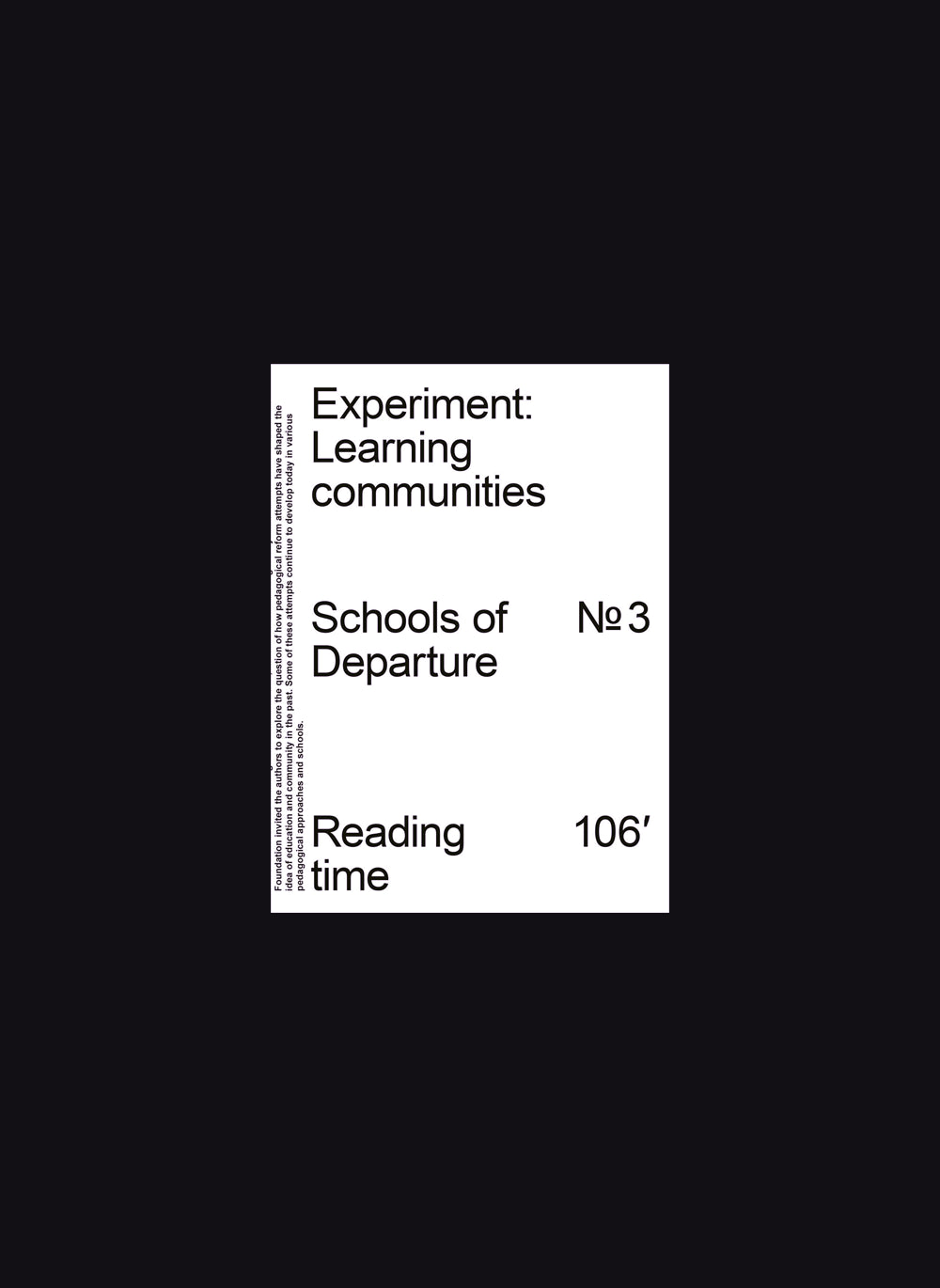 Experiment: Learning Communities