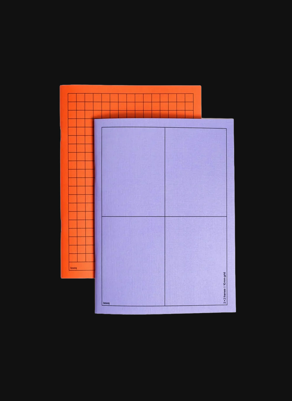 booq / purple-orange notebook
