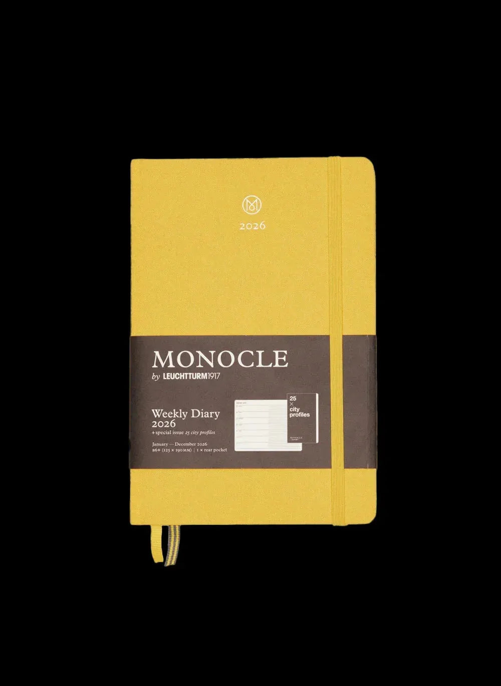 Weekly Diary 2026 Monocle by LEUCHTTURM1917 Yellow