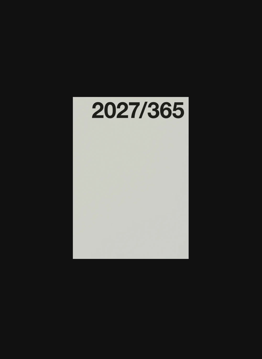 Marjolein Delhaas 2027 Basic Planner Gray