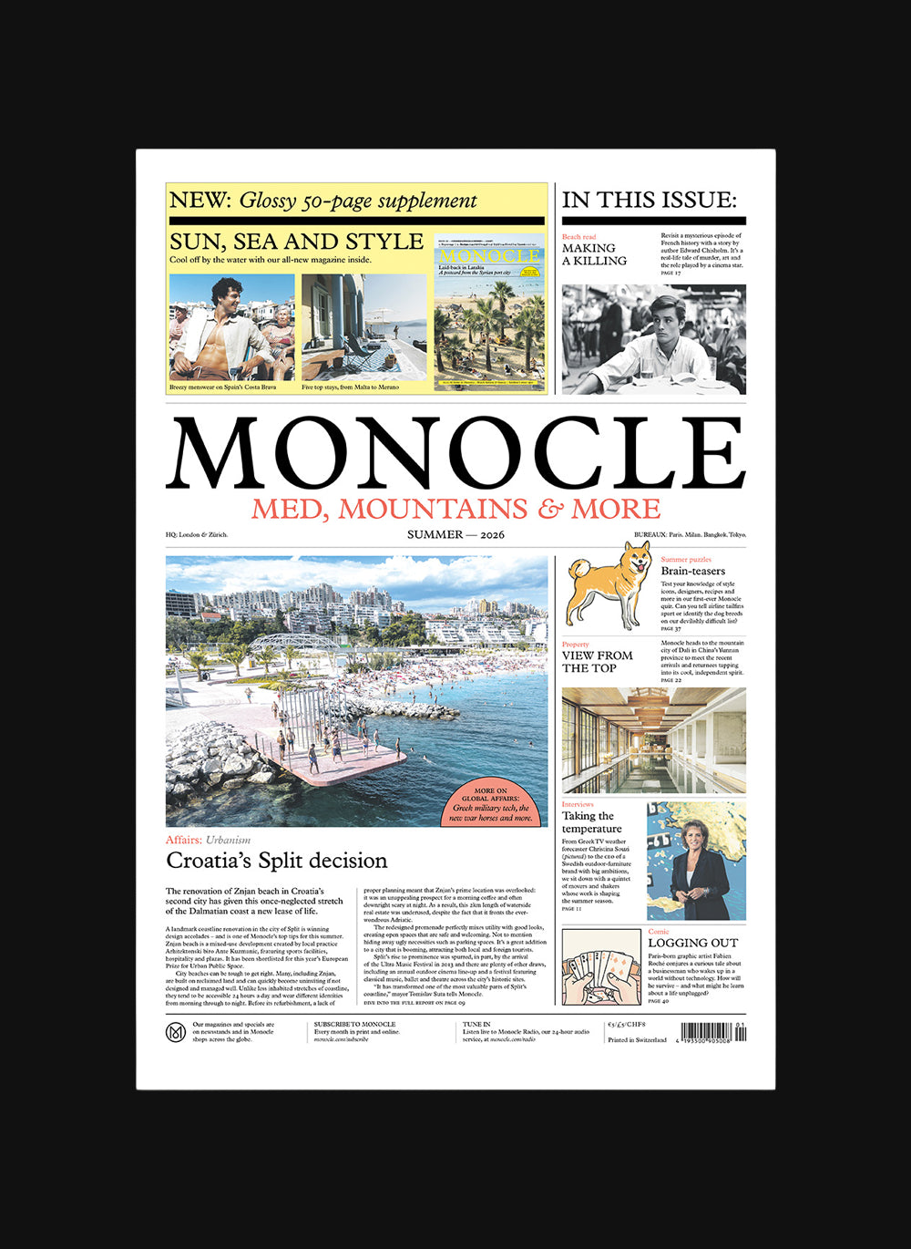 Monocle Med, Mountains & More Summer 2026