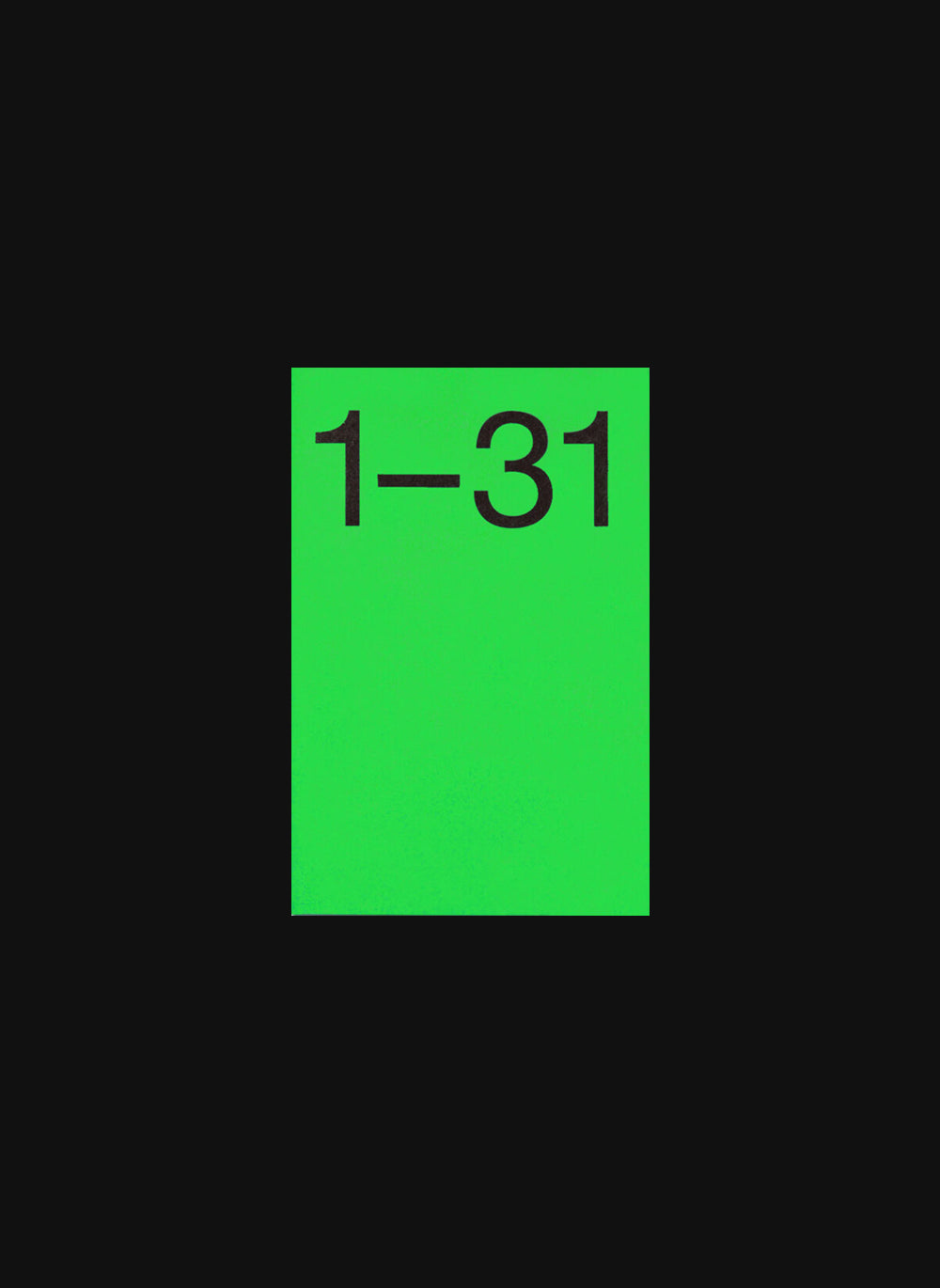 Marjolein Delhaas Journal 31 Neon Green