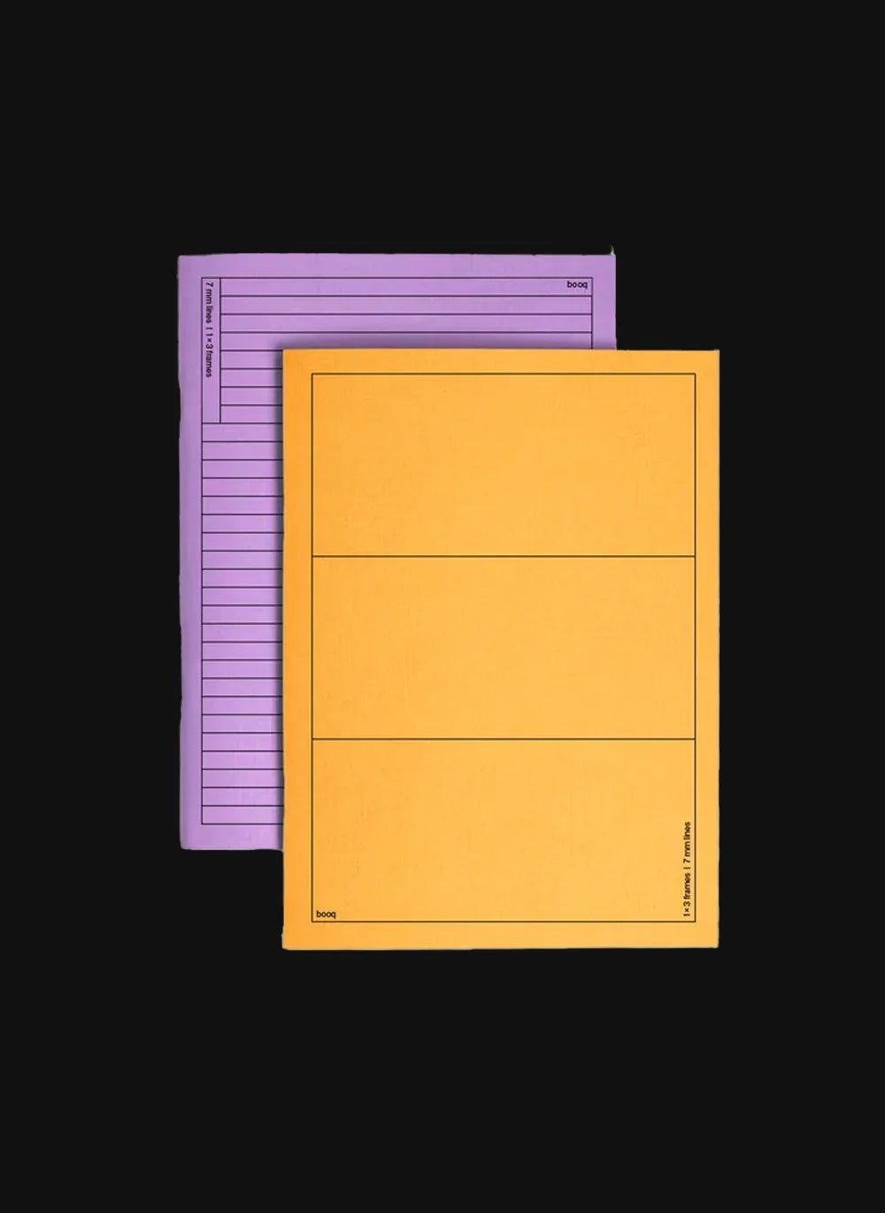 Julie Joliat booq yellow-purple notebook