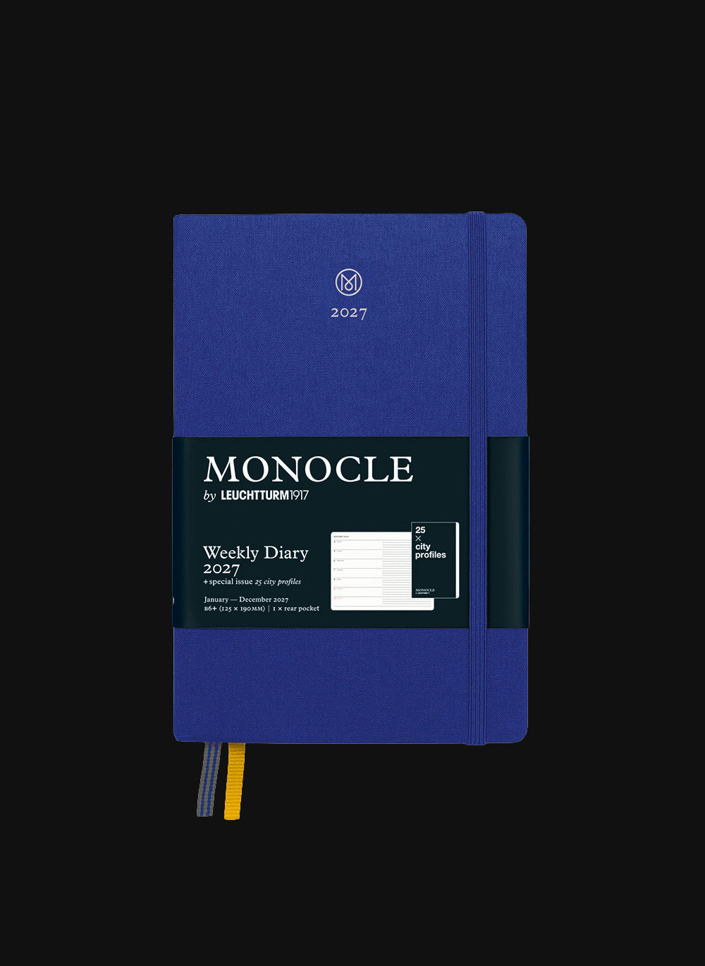 Monocle Weekly Diary 2027 Blue
