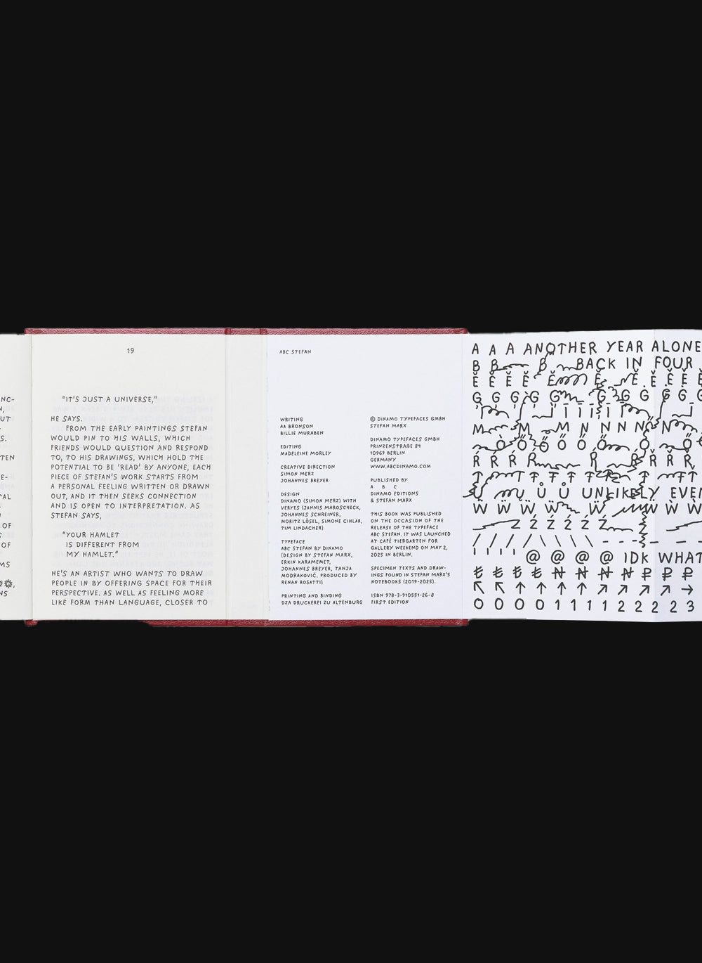 ABC Stefan Artist Specimen