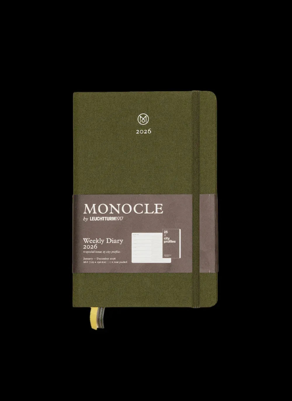 Weekly Diary 2026 Monocle by LEUCHTTURM1917 Olive