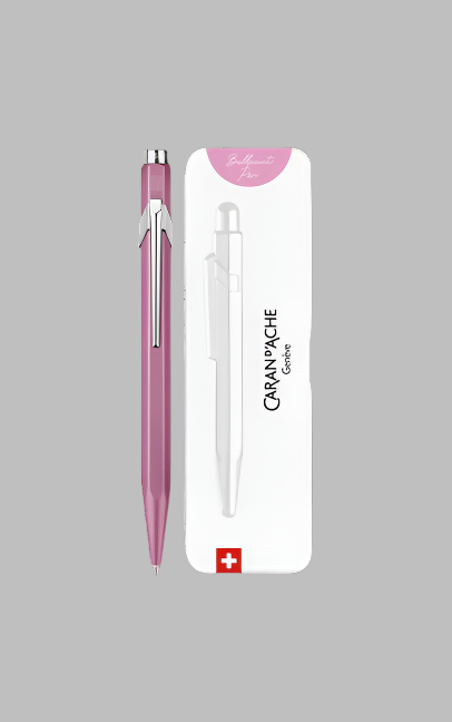 CARAN D'ACHE Colormat-X Pink Ballpoint Pen