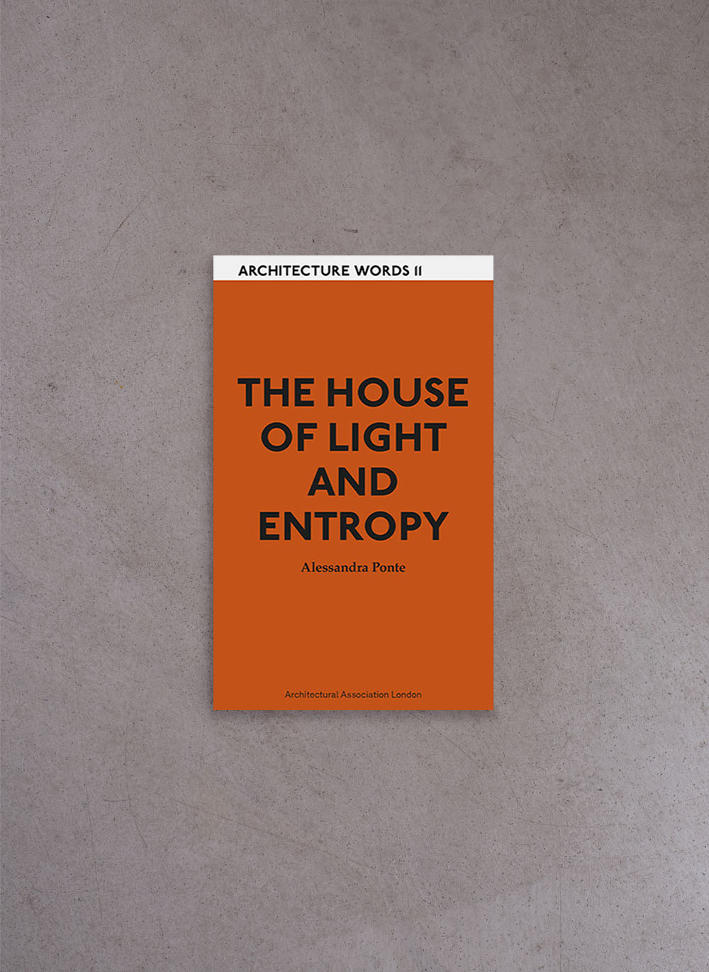 The House of Light and Entropy (Arch. Words 11) – Alessandra Ponte