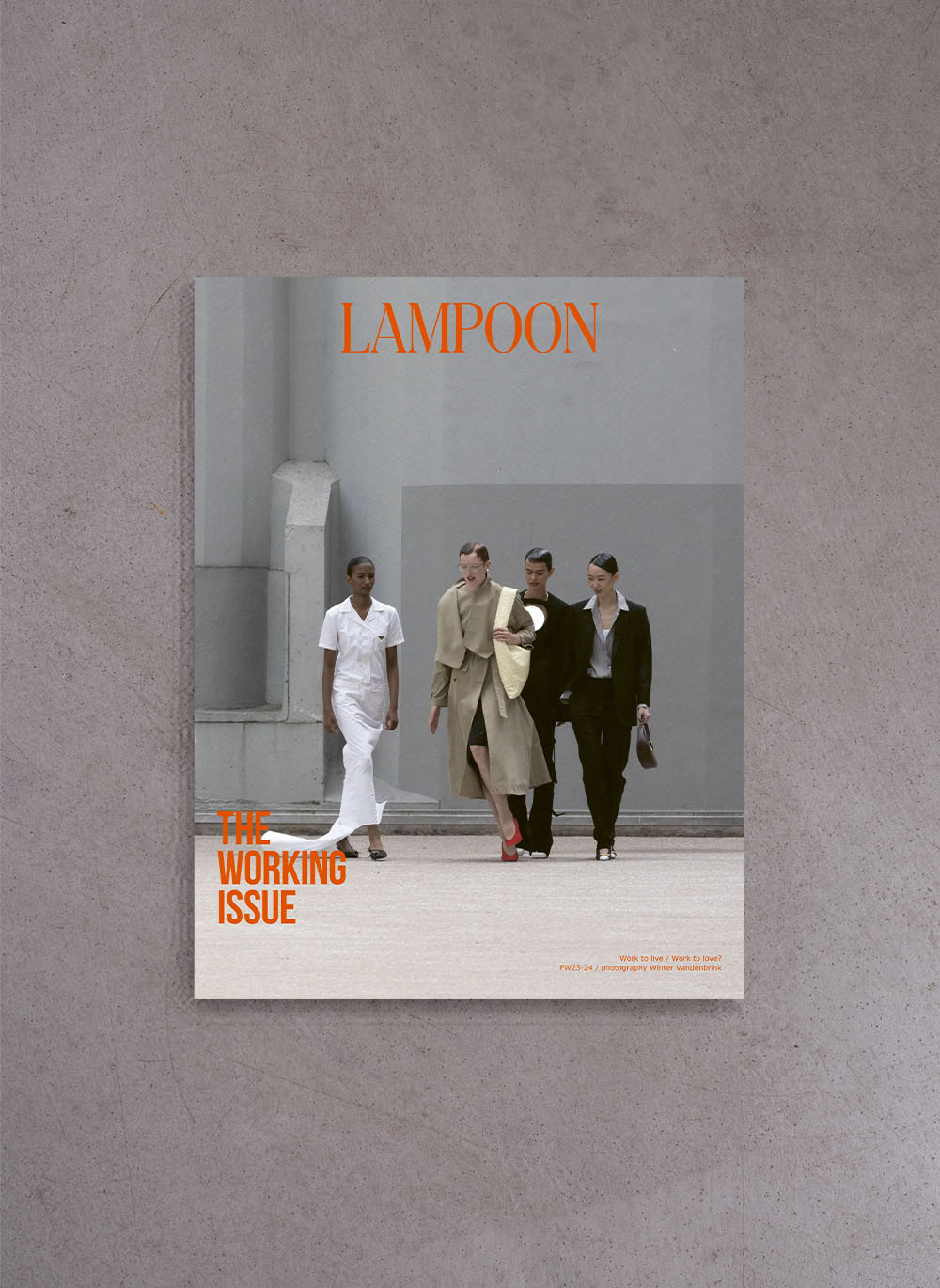 LAMPOON 28: THE WORKING ISSUE FW 2023