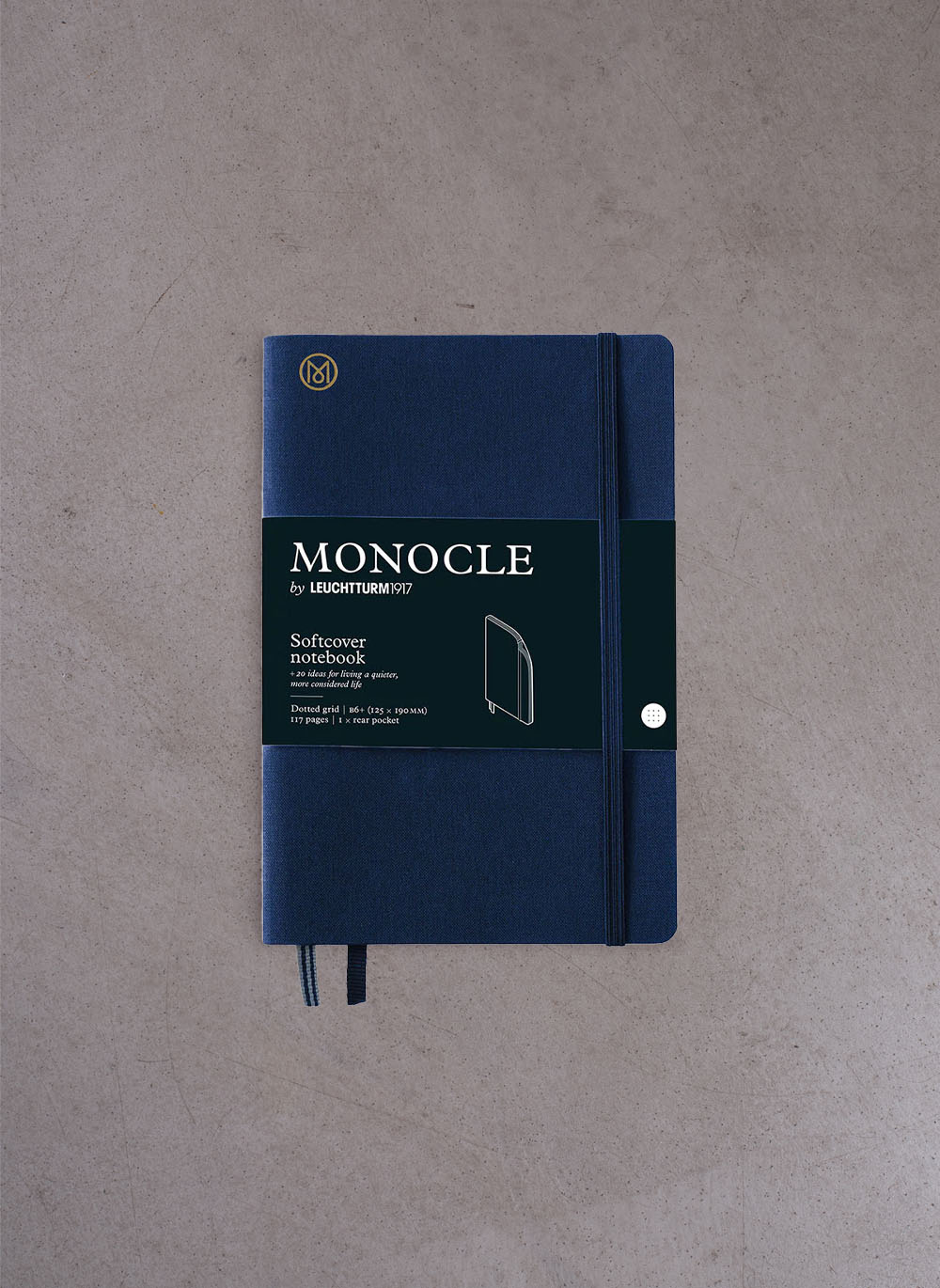 Softcover Notebook Monocle, Dotted grid, B6+