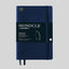 Softcover Notebook Monocle, Dotted grid, B6+, Navy