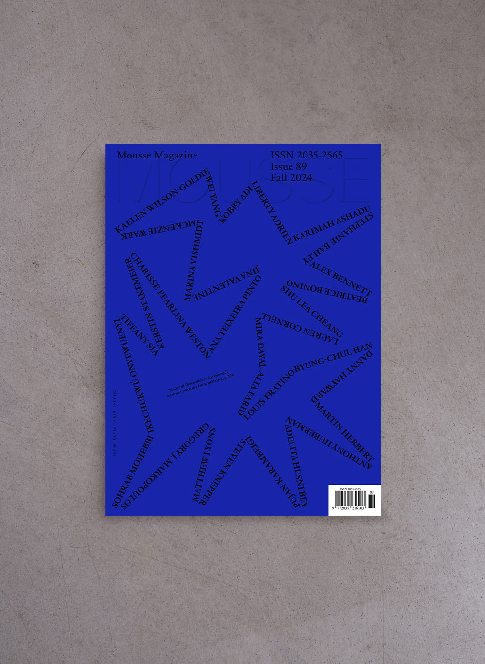 Mousse Magazine – Issue #89