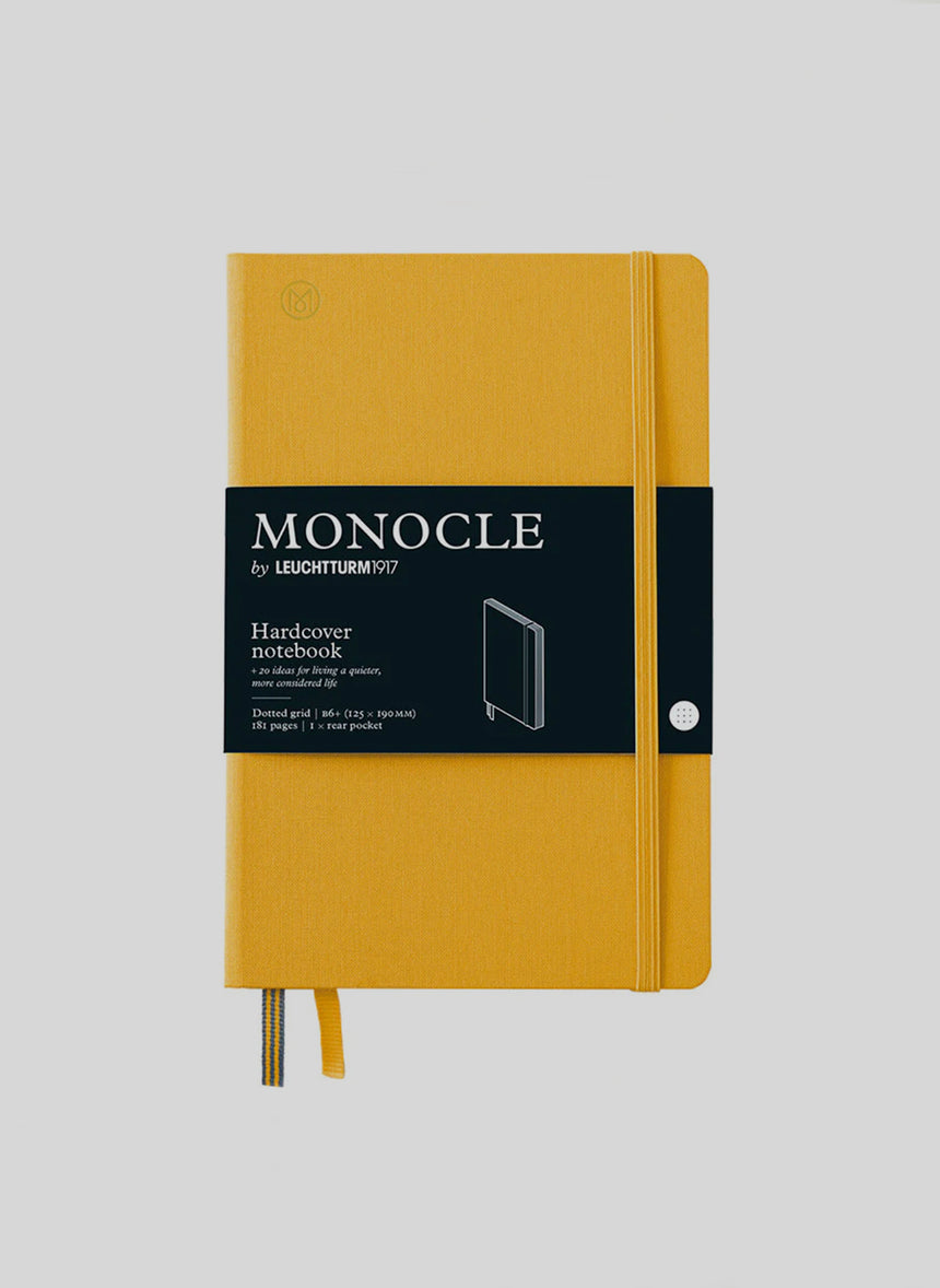 Softcover Notebook Monocle, Dotted grid, B6+, Yellow